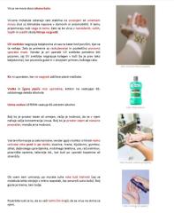 Napotki za preprečevanje okužb ameriške univerze Johns Hopkins 1